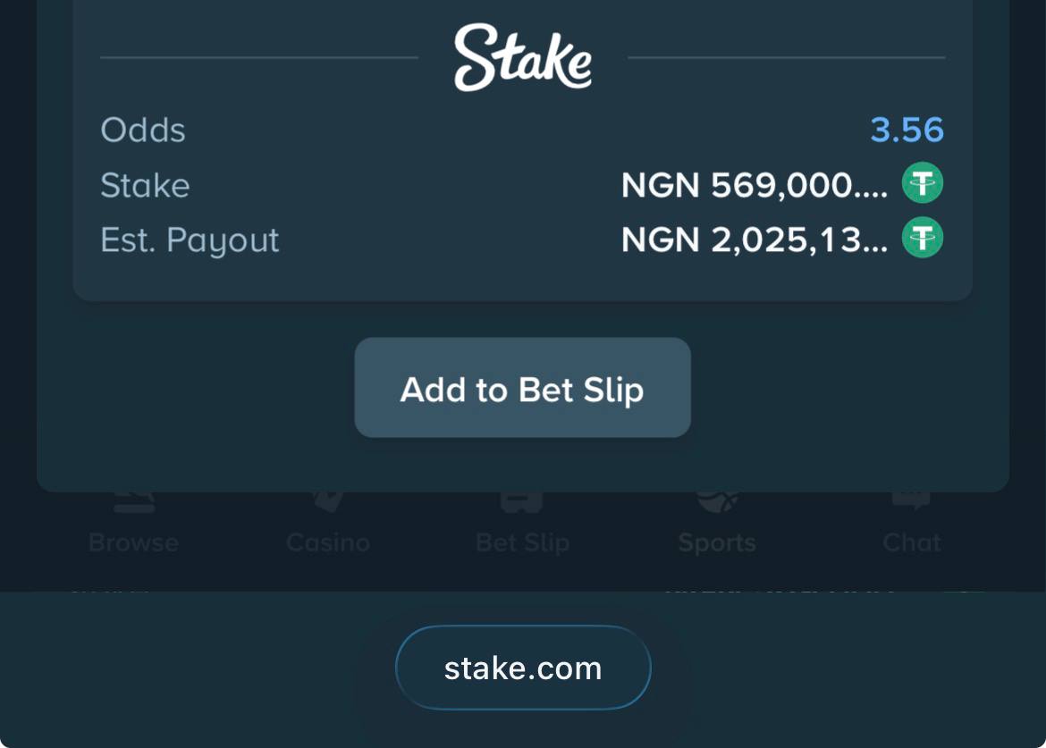 GreenTips01's tweet image. Early Kickoff Tickets🏖️⏱

2 Odds : stake.com/sports/home?ii…
2 Odds : stake.com/sports/home?ii…

4 Odds : stake.com/sports/home?ii…

✨Register STAKE here 📥📥
           stake.com/?c=STYCOON
 🎁 Use Promo Code ▶️ STYCOON to get up to $1,000 welcome bonus