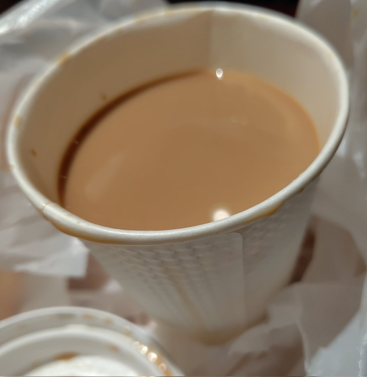 skybluepigeon's tweet image. 八千代台　＃ラザ　＃RAJA
🇳🇵チャイ
しっかりペッパー効いてるマサラティー美味しい😊
テイクアウトの利用も良いですね