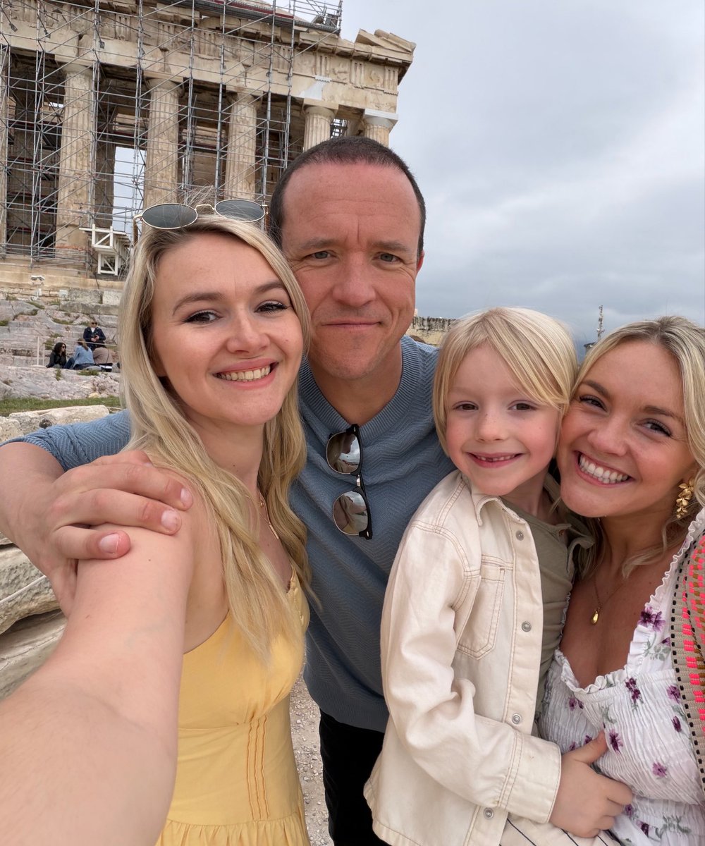 mrrobertbrendan's tweet image. Lovely day yesterday. My wife, son and sister in law came out to Athens, Greece and we went to the Acropolis and they came onboard the ship for a little while. #athens #cruiseship #greece #family