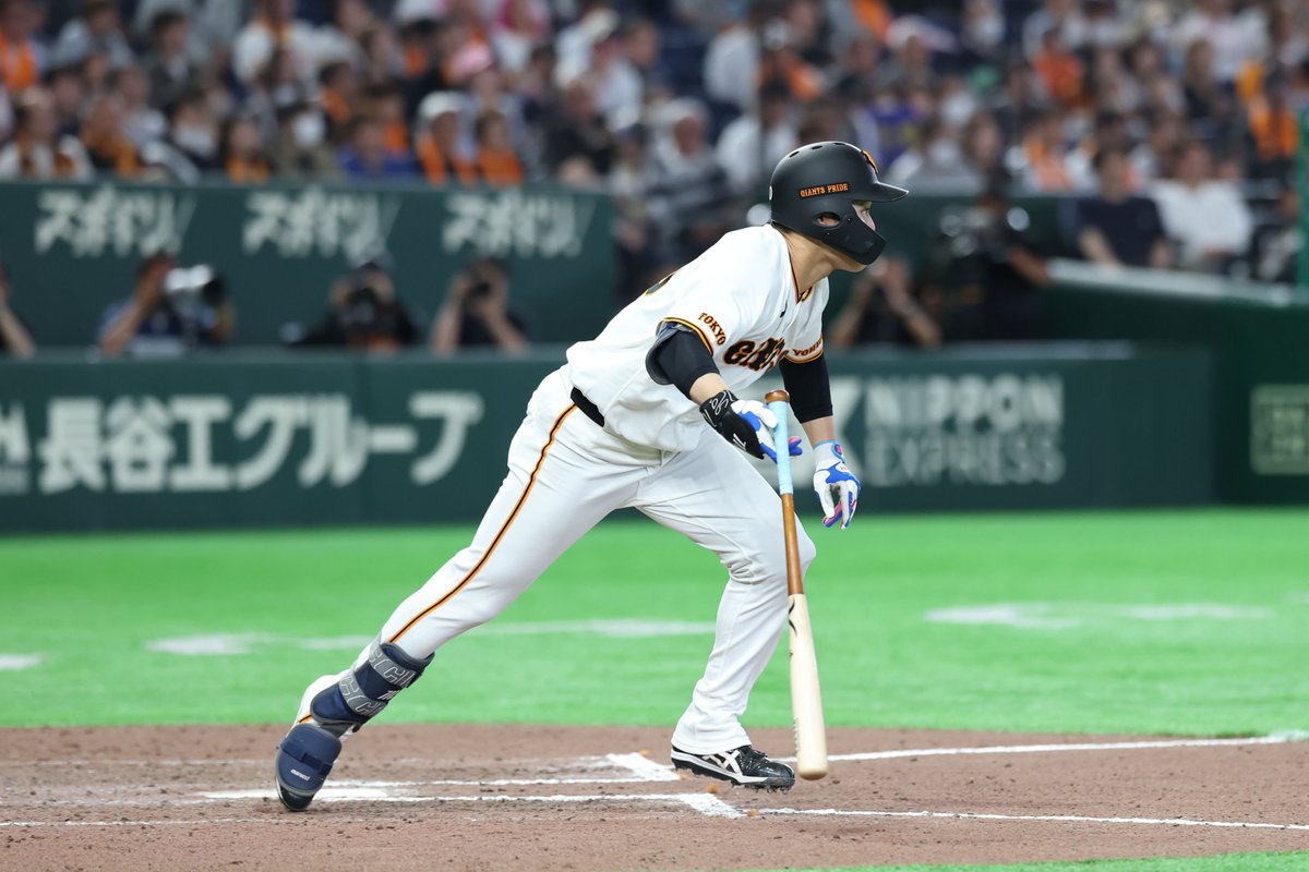 七回裏】巨人 0-2 ヤクルト #中山礼都 選手がヒットで出塁！👍