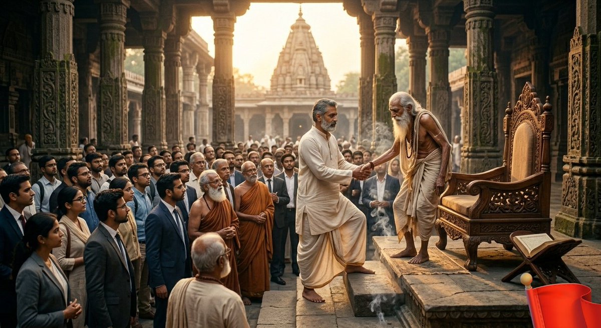 amanishshukla's tweet image. 13/
यह चौपाई 'Information' के ऊपर 'Wisdom' (बोध) को रखने का सूत्र है। यह कहती है कि नेतृत्व उसे मत दो जो केवल 'स्मार्ट' है, नेतृत्व उसे दो जो 'संस्कारित' है। जाति का चश्मा उतारोगे, तभी धर्म का चक्षु खुलेगा।
#CulturalIdentity #Dharma #Ramcharitmanas