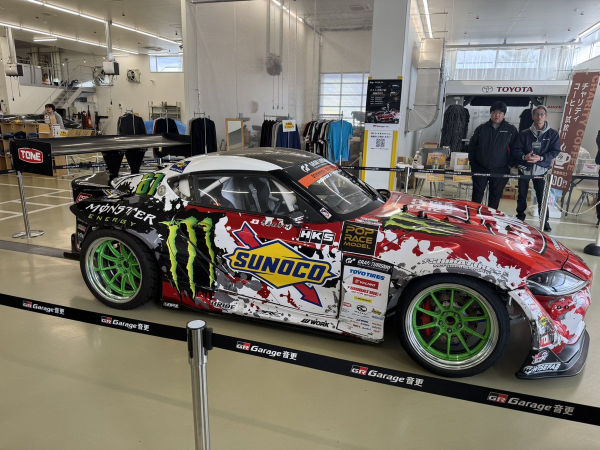 WildTurkey5's tweet photo. GR-GARAGE音更で、斎藤太吾選手のGR-SUPURA見てきました｡

※動画後半音量注意！（鼓膜破れるかと思った） https://t.co/iPW9llKULH