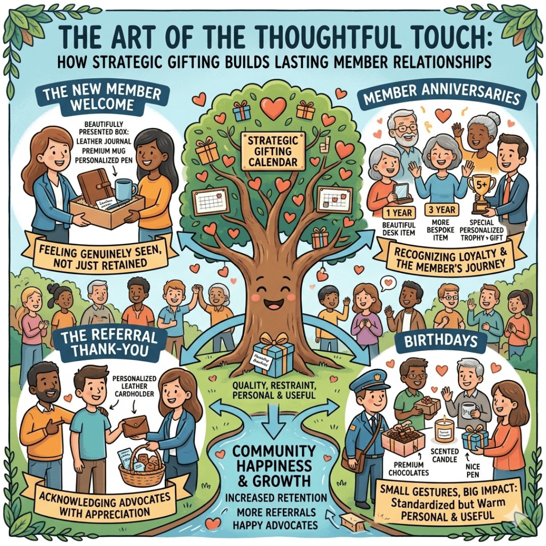 FLCustomMerch's tweet photo. Thoughtful Gifting Builds Loyalty

Well-timed, meaningful gifts turn members into loyal, long-term advocates by creating real emotional connection beyond the transaction. https://t.co/mkNpUogvyF https://t.co/9GIpmttH3m
