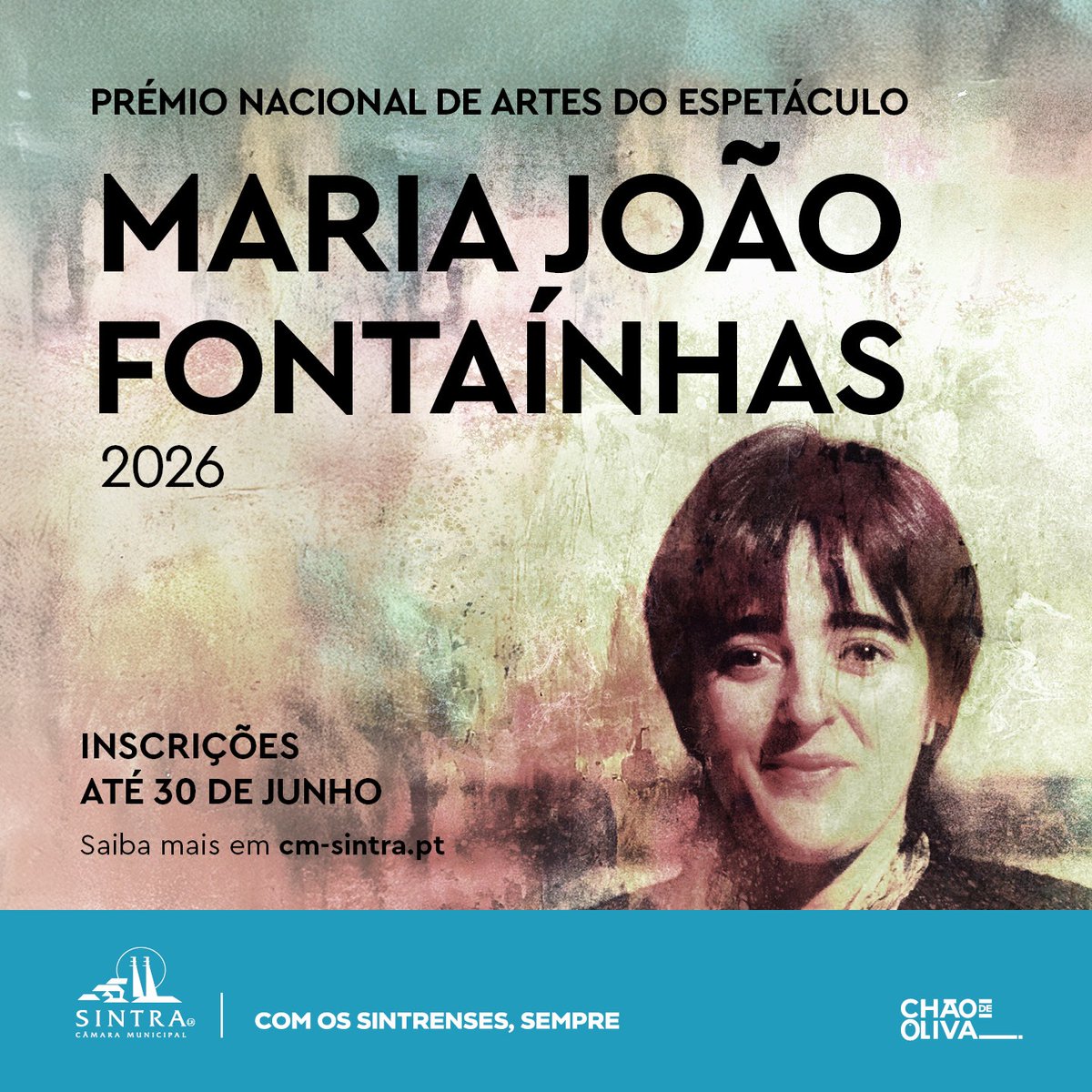 Estão a decorrer as candidaturas ao Prémio Nacional de Artes do Espetáculo Maria João Fontaínhas, que apoia a criação artística contemporânea nas áreas das artes performativas, até 30 de junho.
Saiba mais: ow.ly/1ELW50XVAMf

#sintra #camaradesintra #comossintrensessempre