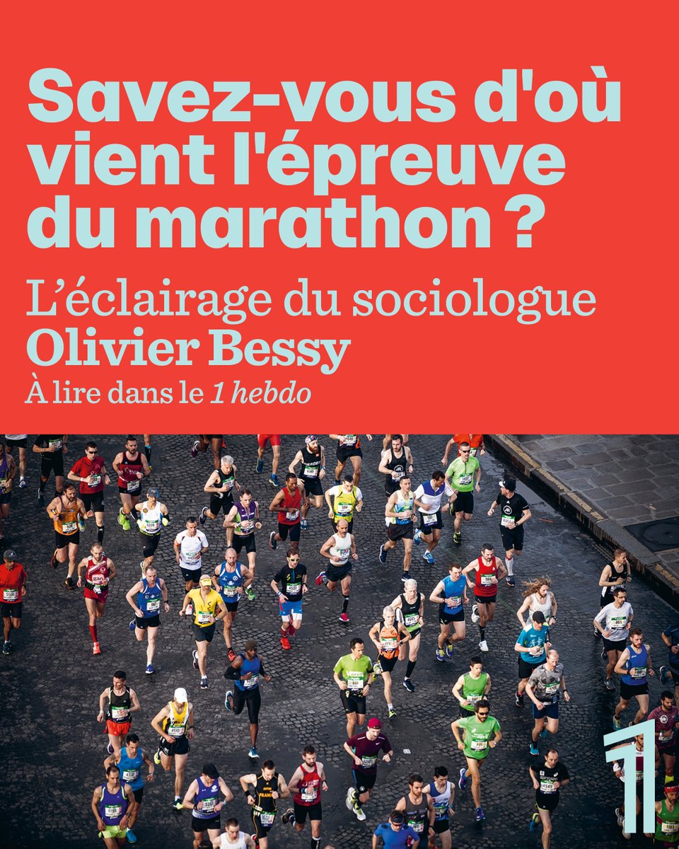 Le1hebdo's tweet image. À l’occasion du Marathon de Paris aujourd'hui, retour sur l'histoire de cette épreuve avec le sociologue Olivier Bessy. 

👀 La connaissiez-vous ?

🗞️ En kiosque et librairie
🔗 ow.ly/zVGP50YFw1Z

#marathon #marathondeparis #course #running #histoire