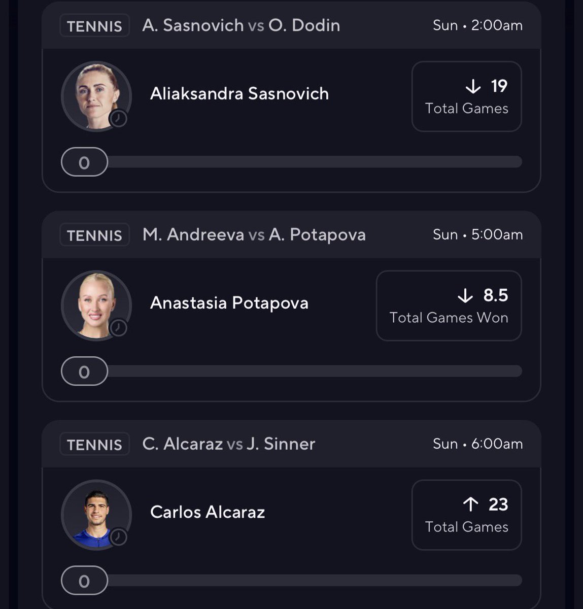 AWPerDFS's tweet image. Not a tennis guy but dropping a play

0.5U if it chalks esports only 🤝

Looks good on paper and on Pickfinder