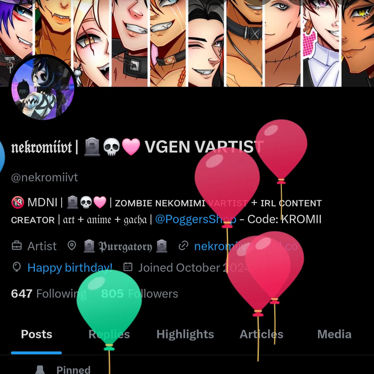 𝔫𝔢𝔨𝔯𝔬𝔪𝔦𝔦𝔳𝔱 | 🪦💀🩷 VGEN VARTIST tweet media