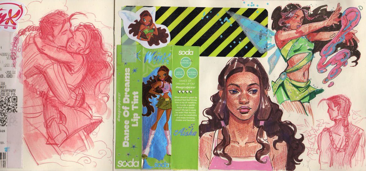 a_RC_asha's tweet image. #sketchbook #winx