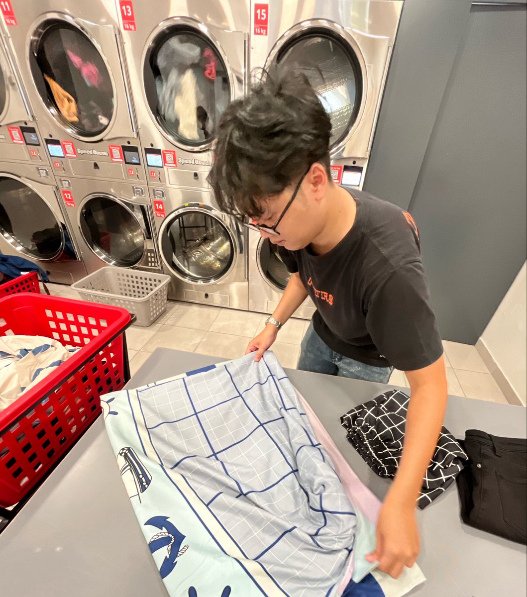 Udah cocok jadi pengusaha laundry