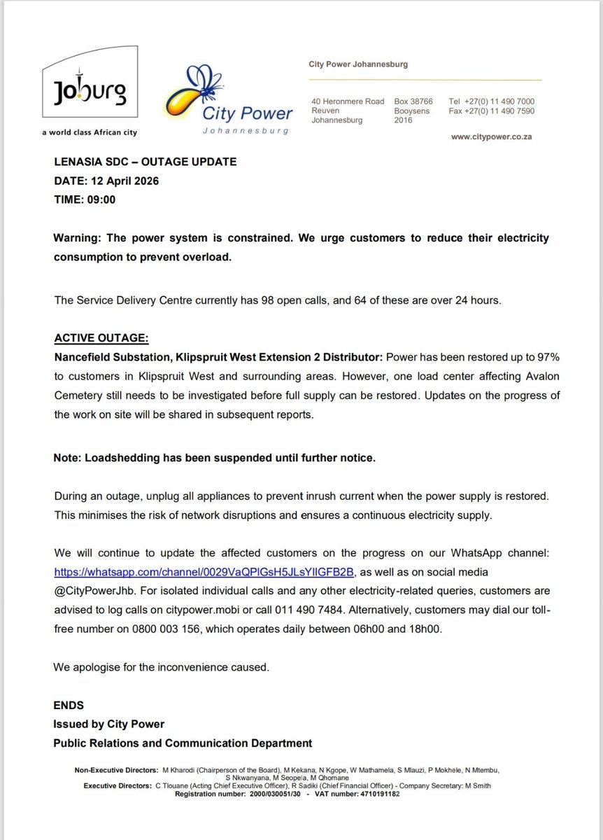@CityPowerJhb tweet media