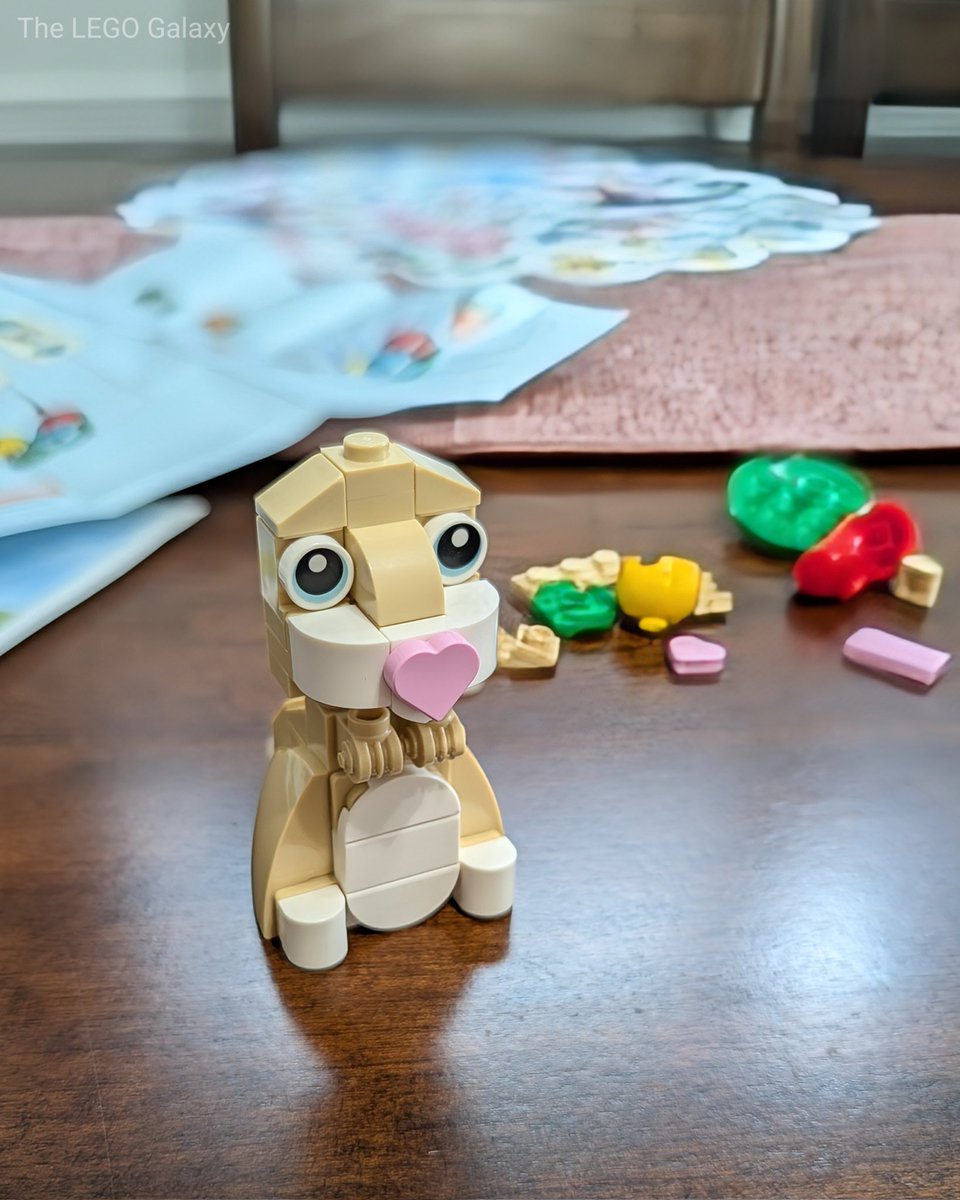 TheLEGOGalaxy's tweet image. (1 / 2) The build process for the Cute Easter Bunny (30716) polybag. This was definitely a fun and cute build for Easter.
#LEGO #AFOL #Toys #Easter #EasterBunny