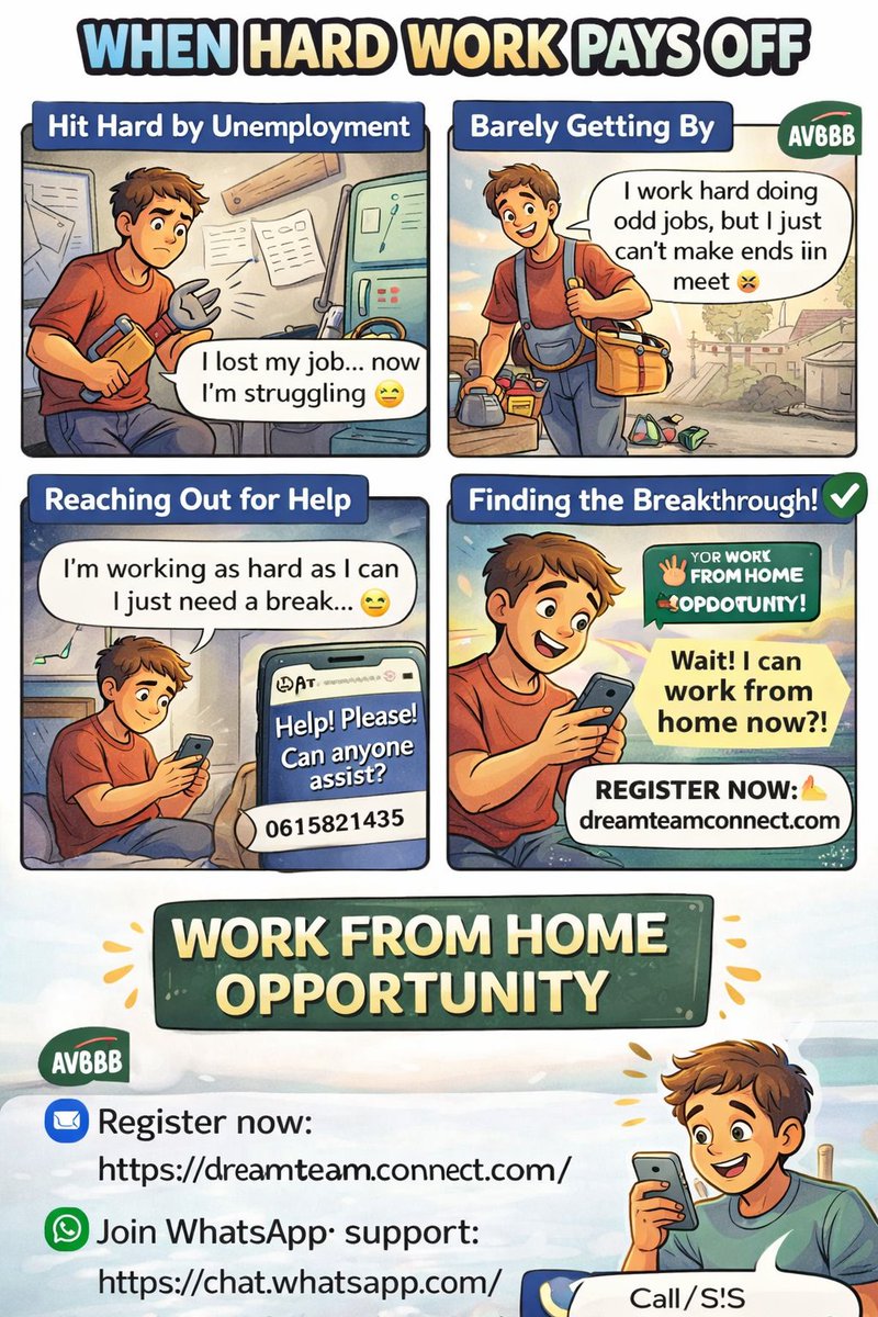 eleanom's tweet photo. Work from Home Opportunity 
To register immediately follow this link https://t.co/qS4OtJcJtg

Also join WhatsApp group for support https://t.co/kfsE7du1A8

#avbobdreamteamconnect 
#OneConnectionAtATime 
#dreammaker 
#DreamTeamConnect https://t.co/qdYQP0D56g