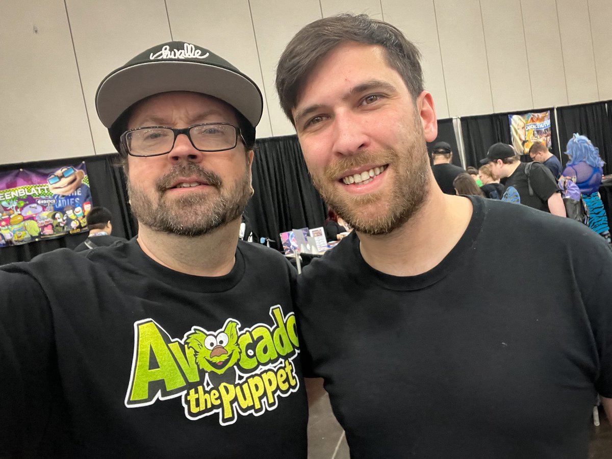 When <a href="/artoflavallelee/">Lavalle Lee</a> mentioned him and <a href="/DonBluth/">Don Bluth</a> would be in Houston for Nostalgia Con I had to drop in to say hello to these two animation legends! 

It’s been almost 6 years since we’ve seen each other in person.

Time flies!!!