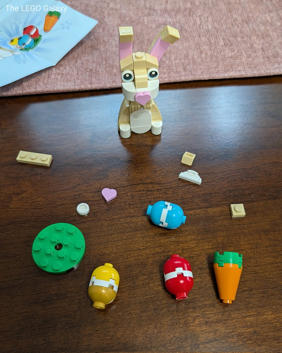 TheLEGOGalaxy's tweet image. (2 / 2) The build process for the Cute Easter Bunny (30716) polybag. This was definitely a fun and cute build for Easter.
#LEGO #AFOL #Toys #Easter #EasterBunny