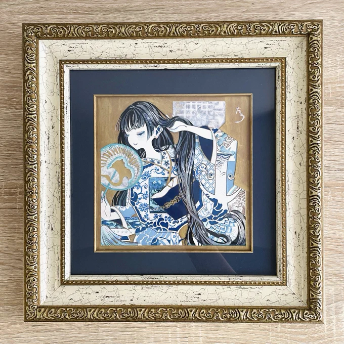 【通販の告知】 新作ポストカードと旧作原画2点を追加しました 他、画集/複製原画/ポスター/栞/ステッカーなどご用意しております OPEN|4.12 sat - 4.19 sun WEB|