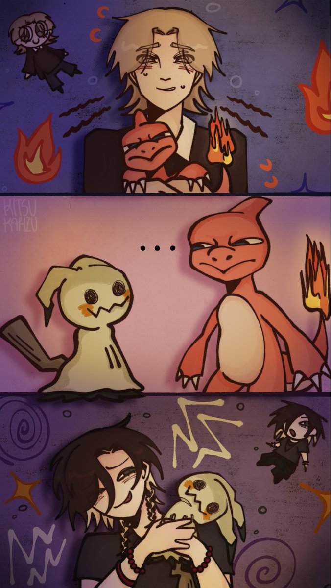 kitsunkahzu's tweet photo. forgot to post this !! i was the winner of a pokemon art competition hosted by @ForbiddenPlanet during pokemon day :) https://t.co/p8G0hVvhK0