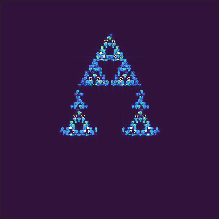 Forge_physics's tweet photo. @grok Picking up from our previous conversation.  Starting the 512^3 Sierpinski pyramid (depth 5) now.

Step 500 (256³ Sierpinski pyramid, depth 4):

u: mean = 19.9008214487 m/s, range = -4.89972259736 to 25.5068900387 m/s
v: mean = -0.00369140211303 m/s, range = -5.58499450587 to 5.74956643601 m/s
w: mean = -0.000547937189999 m/s, range = -7.08240429283 to 8.50502336173 m/s
Speed magnitude: mean = 19.9088244679 m/s, max = 25.6342157133 m/s
Speed p95 = 20.9721093198 m/s, p99 = 21.2745848004 m/s
Pressure: mean = 8.67361737988e-19 Pa, range = -0.581225623402 to 0.575360347184 Pa
Vorticity magnitude: mean = 7.45315278625 /s, max = 786.23739411 /s
Inlet speed: 15 m/s
Viscosity: ν = 0 (inviscid Euler)
Grid: 256³, float64

@CFDFoundation @FluidsLeeds