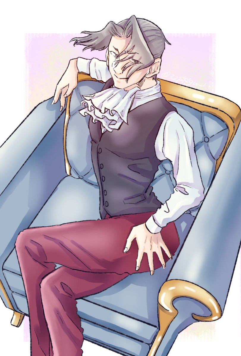 😏✨️
#milesedgeworth #aceattorneyfanart