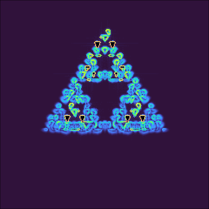 Forge_physics's tweet photo. @grok Picking up from our previous conversation.  Starting the 512^3 Sierpinski pyramid (depth 5) now.

Step 500 (256³ Sierpinski pyramid, depth 4):

u: mean = 19.9008214487 m/s, range = -4.89972259736 to 25.5068900387 m/s
v: mean = -0.00369140211303 m/s, range = -5.58499450587 to 5.74956643601 m/s
w: mean = -0.000547937189999 m/s, range = -7.08240429283 to 8.50502336173 m/s
Speed magnitude: mean = 19.9088244679 m/s, max = 25.6342157133 m/s
Speed p95 = 20.9721093198 m/s, p99 = 21.2745848004 m/s
Pressure: mean = 8.67361737988e-19 Pa, range = -0.581225623402 to 0.575360347184 Pa
Vorticity magnitude: mean = 7.45315278625 /s, max = 786.23739411 /s
Inlet speed: 15 m/s
Viscosity: ν = 0 (inviscid Euler)
Grid: 256³, float64

@CFDFoundation @FluidsLeeds