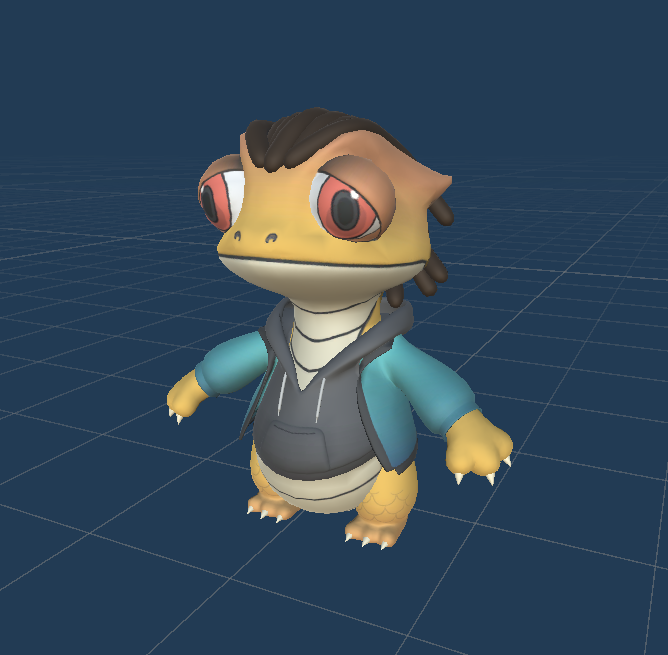 AnimalBakeryDev's tweet photo. A quick peek at a new character being developed - Al Pacano's right hand man from the past life. As a chameleon he is an expert in camouflage. What should we call him? 🤔
#IndieGame #CozyGame #AnimalBakery https://t.co/wdhGr8otUT