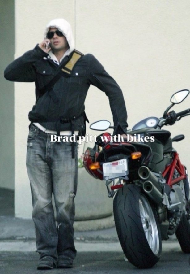 663Renegade's tweet image. #bradpitt 
#because 
#bestever 
Because he loves bikes