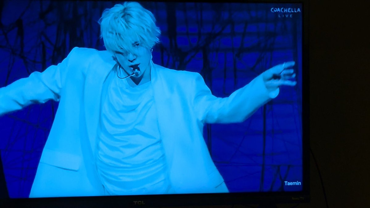 Enjoying #Taemin on the #Coachella live feed on #YouTube. 💕 He. Is. Amazing! 👏👏👏