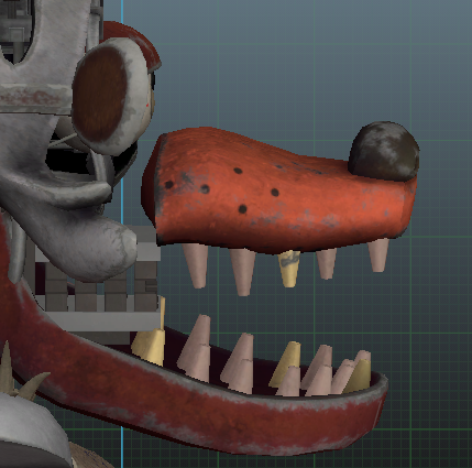 recien note que prototype foxy de sotm tiene el hocico flotando