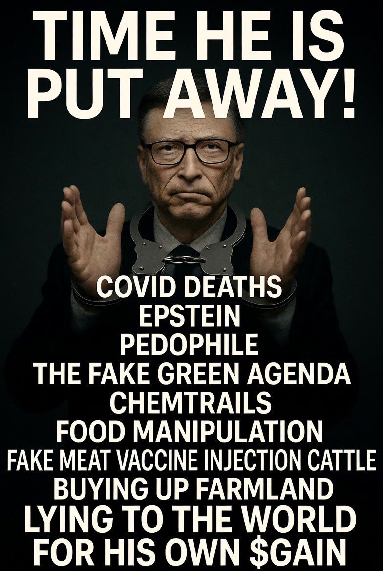 DawnJT2019's tweet image. #ArrestGates #DefundFDA AND #USDA if they are allowing these insane evil POS 💩 😈 in GITMO. THIS IS A CRIME, I WANT TO KNOW ARE THEY ABOVE THE LAW AND ALLOWED TO POSION US?