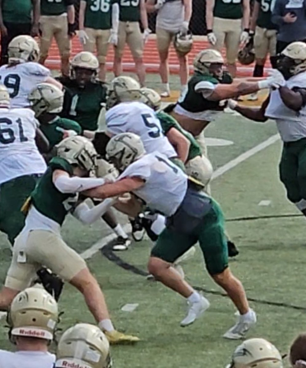 stacy_braden's tweet photo. The first of 'lasts' started today with Justis's final Spring Game. He's been playing since 2nd grade and I've loved having a front row seat to every phase watching him grow and mature into a solid, hard working, and talented TE. Today was awesome ~ 🏈 LET'S GO MINERS!! 🏈 https://t.co/ATca0SFkuE