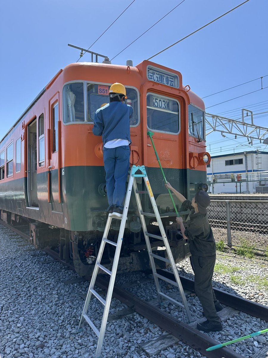 長野県坂城町169系S51編成電車 tweet media