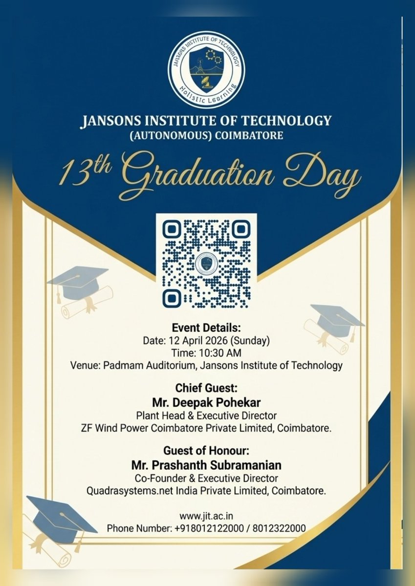 Jansons Institute of Technology tweet media