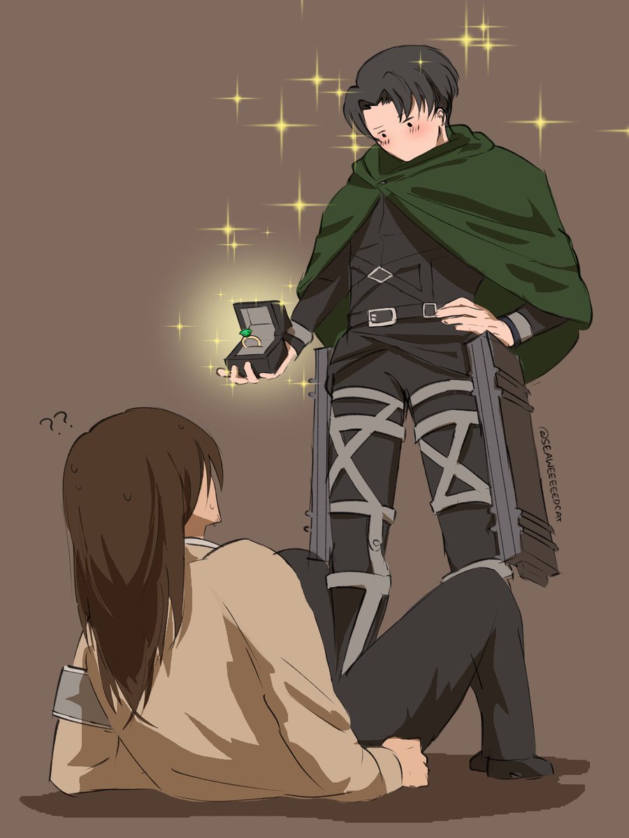 Proposal - 订婚

(aka first mission in Marley)

#RivaereriSpringBlooms26 #rivaereri #rivaere #ereri #リヴァエレ