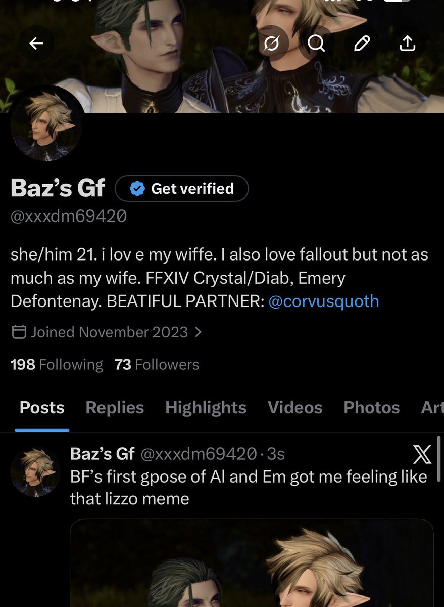 Baz’s Gf tweet media