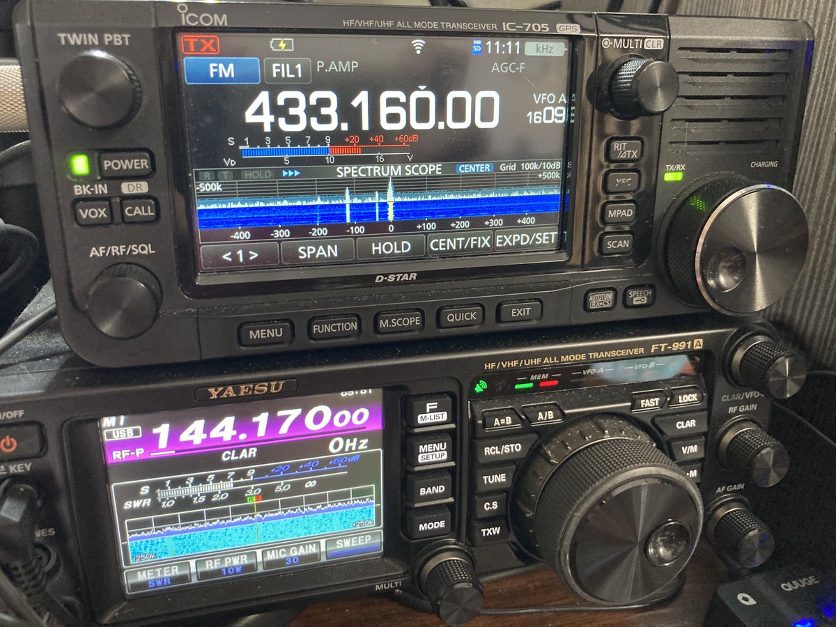 EB名刺の増刷注文しながらリグに火イ入れたらフクオカST10局の変調が😄

【430FM】
JJ6AIK/3  四條畷　飯盛山　59/59

来週のUミーも参加されるそうで、
久しぶりの交信ありがとうございました♪