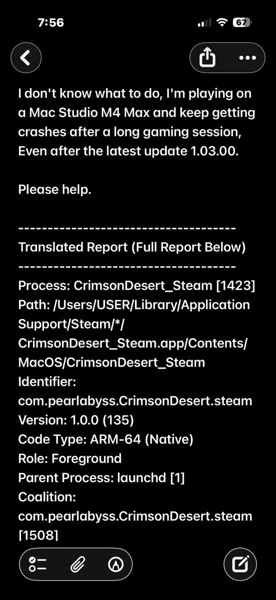 leonsavagex's tweet photo. @CrimsonDesert_ Please Help 🙏 
This is even after the latest update https://t.co/6TP1QxfxFU