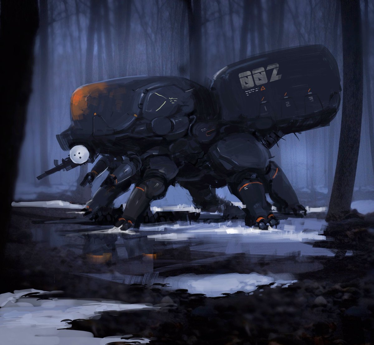 Nobbie_OCs's tweet image. "Spider Mech"

By @siku199