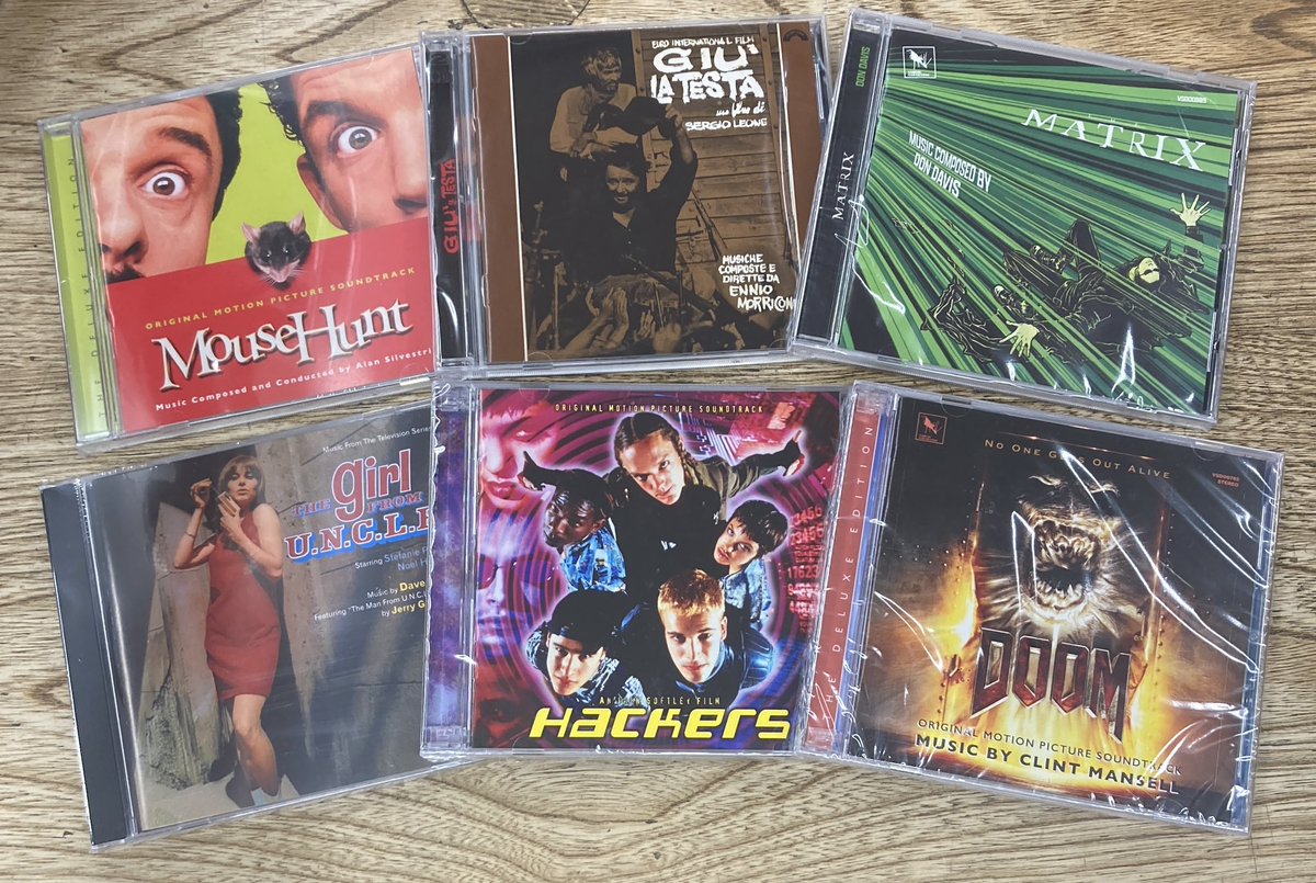 diskunion_movie's tweet image. 【再入荷:輸入サウンドトラックCD】
色々入荷しました！#映画　#soundtrack