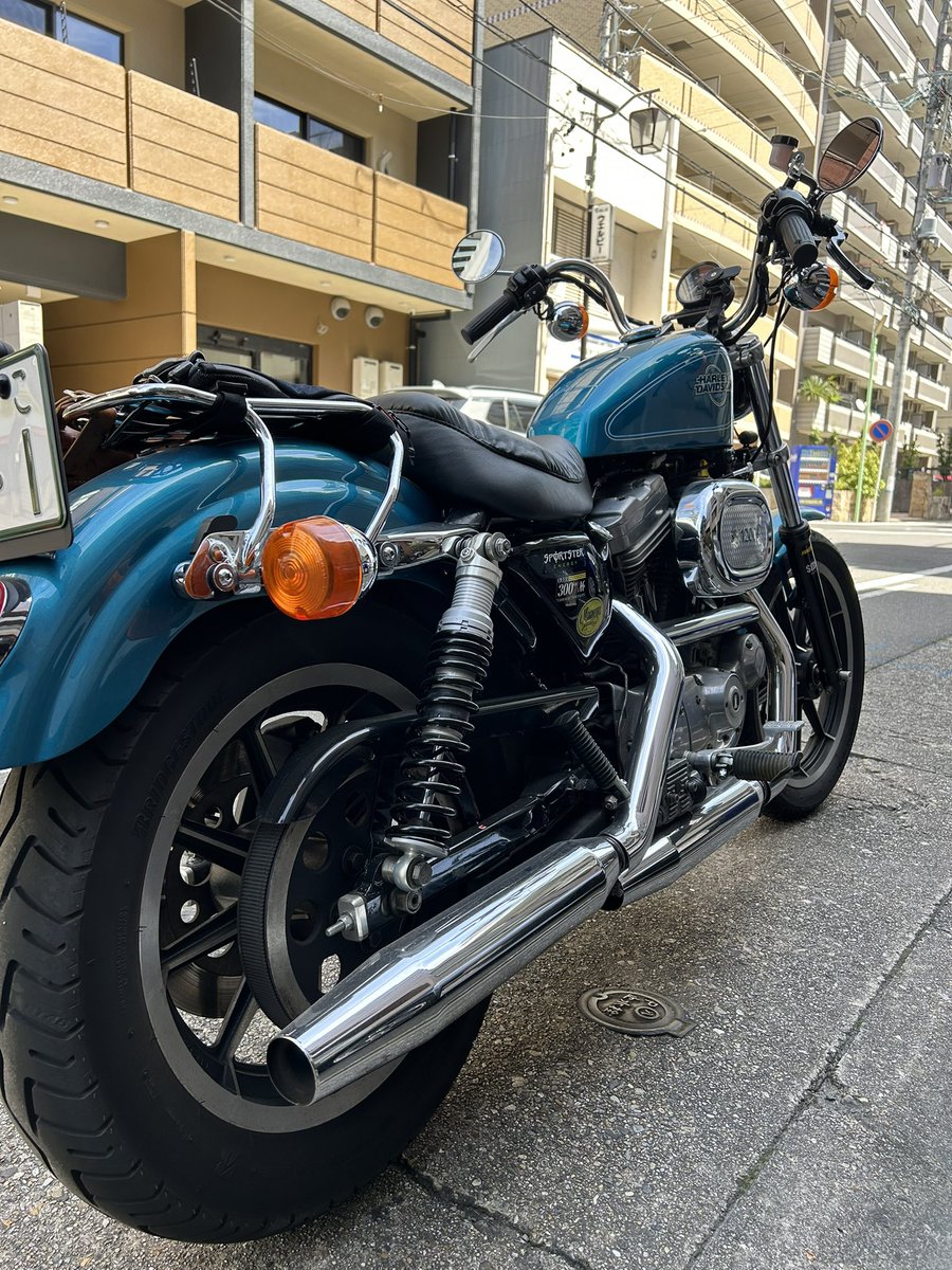 XL_BUELLER72's tweet photo. 気持ちの良い季節は直ぐに終わってしまうんだろね。今日は気持ちいいわ。
#スポーツスター https://t.co/tb8JXEbtXY