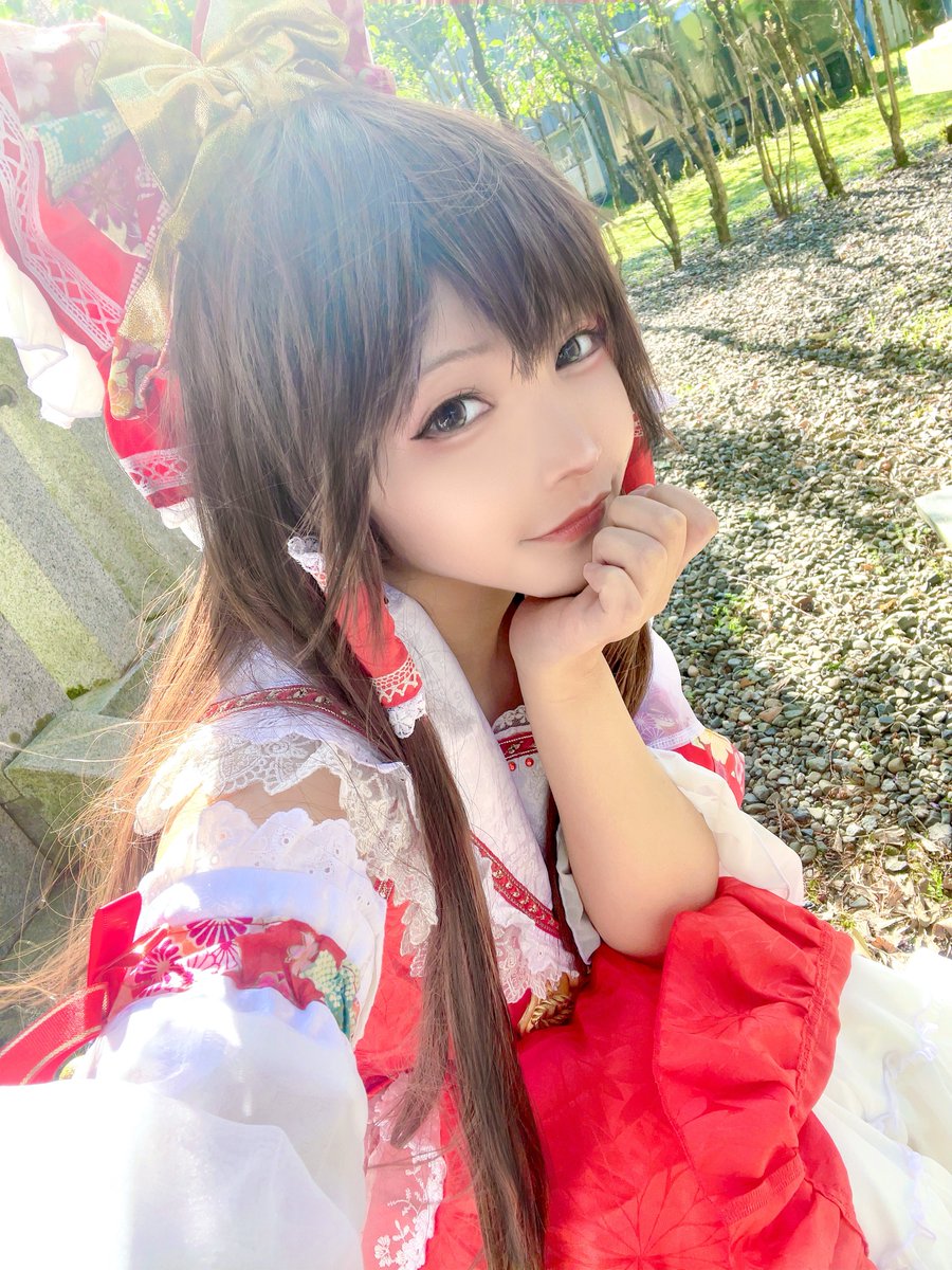 o_nekonomimi_o's tweet photo. 博麗の巫女🤍🎀 https://t.co/rL4iaFACBU