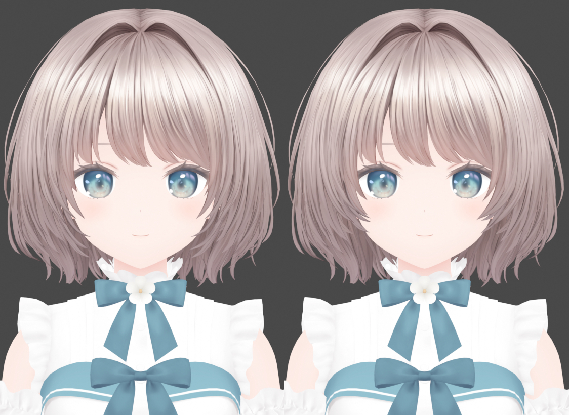 _itoeri's tweet photo. 髪の毛塗り直しました…！
前髪のシェイプキーも作成中です(●'◡'●) https://t.co/anLIO054yN