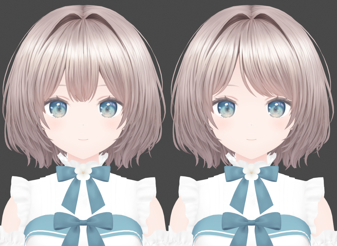 _itoeri's tweet photo. 髪の毛塗り直しました…！
前髪のシェイプキーも作成中です(●'◡'●) https://t.co/anLIO054yN