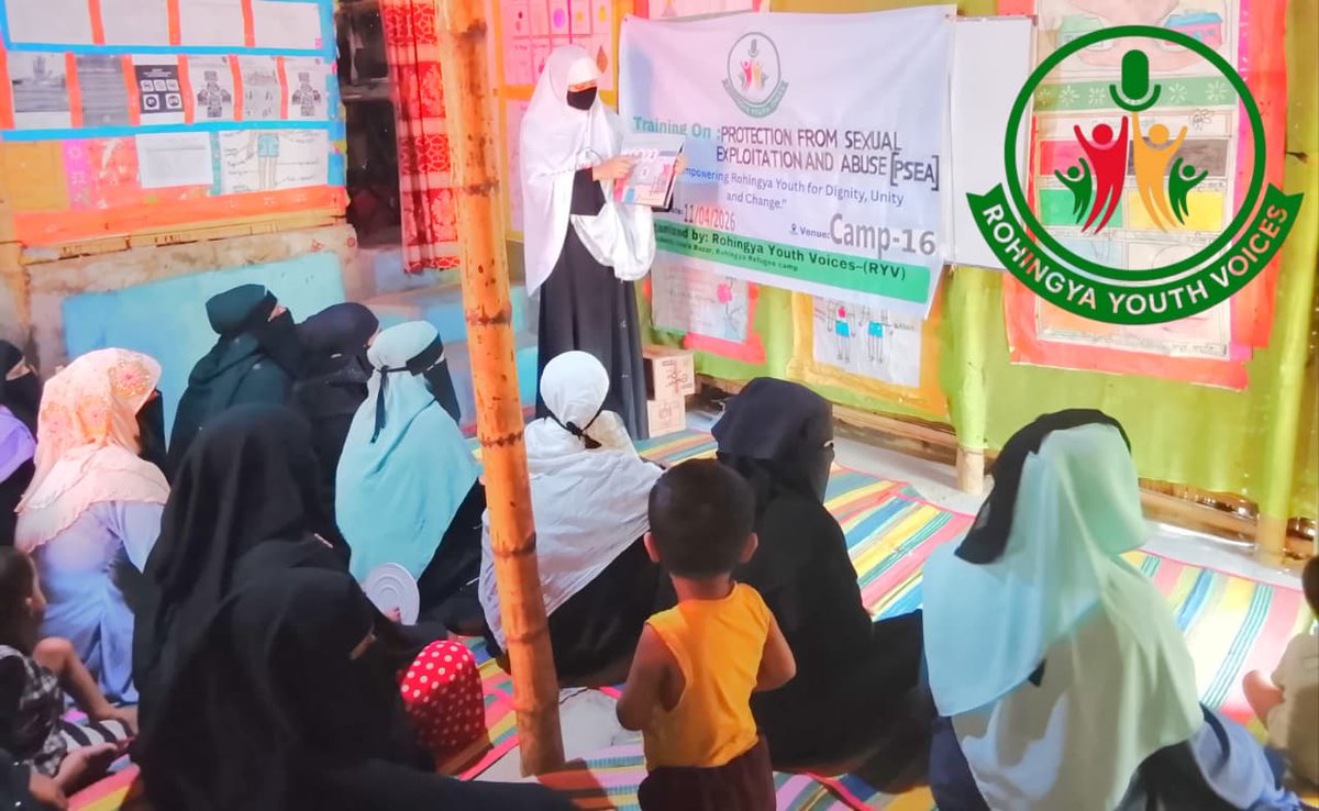 On behalf of Rohingya Youth Voice (RYV), we are deeply grateful to share that our Women’s Protection &amp; Safeguarding Officer, Asma Bibi, successfully conducted a meaningful and impactful training session on Protection from Sexual Exploitation and Abuse (PSEA).