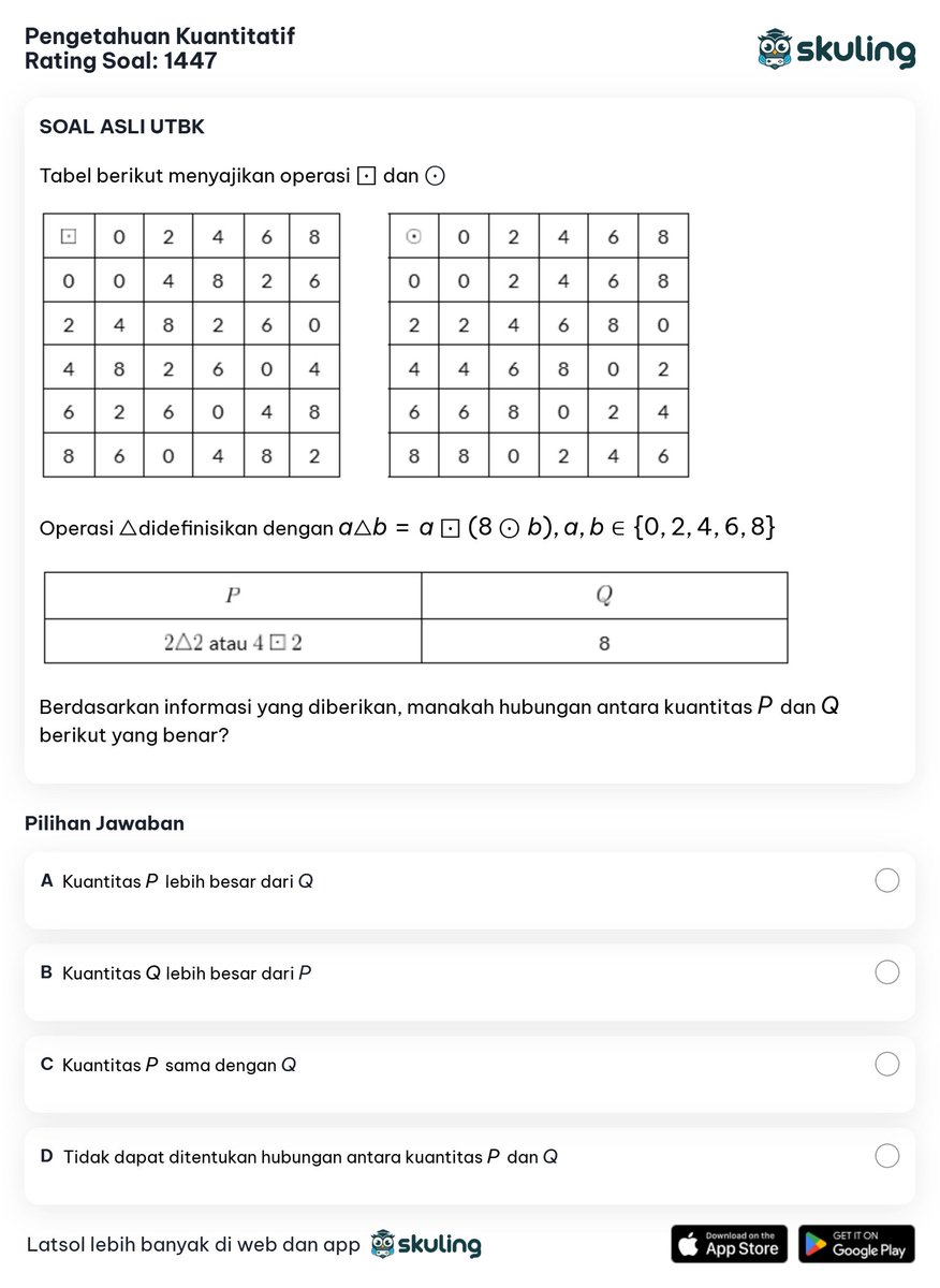 Skuling | Latsol & TO SNBT, TKA, Kedinasan tweet media