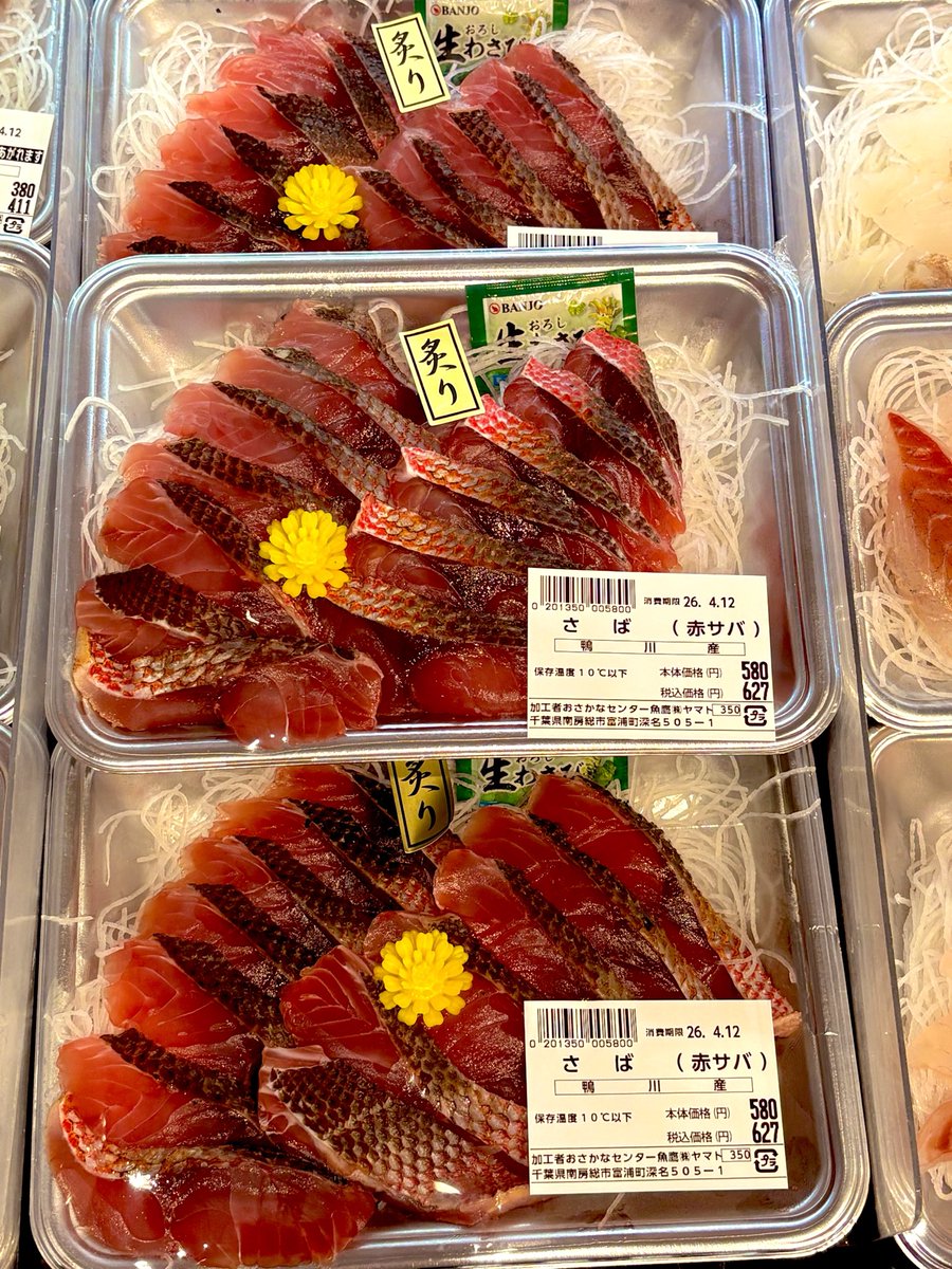 nemoasakura's tweet photo. 南房総の道の駅に来たら「自分サバです」と言い張る絶対サバじゃない魚を見かけたので買って食べてる。やっぱりサバじゃなかったけど旨みが濃くて旨い。 https://t.co/LOSqEHEz4d