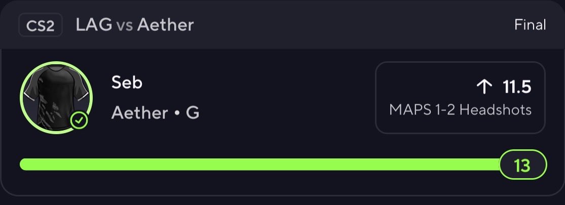 OMNIA_BETS's tweet image. ✅✅✅

@OMNIA_BETS 

#Prizepicks #CS2 #CSGO #GamblingX