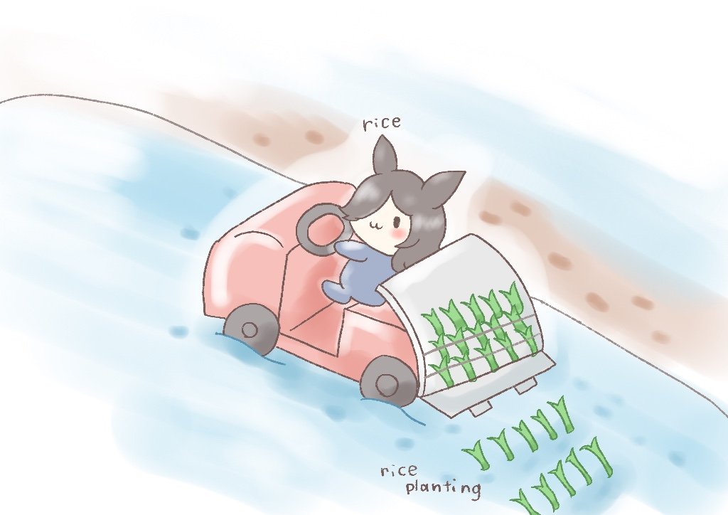 se_rco's tweet photo. (再掲)Republished picture

  ライス｢育てるよ｣
   “ grow plants  ” https://t.co/I8RdHPlzS5