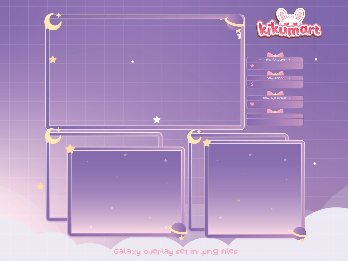 KikuMart's tweet photo. just dropped 50+ minimalist stream overlay templates for vtubers 🖤

clean, simple, ready to use — starting at $2

perfect if you want your stream to look put together without the chaos

🛒 https://t.co/V3YpGx4kkv

#VTuber #ENVTuber #StreamOverlay #VTuberAsset #VTuberUprising https://t.co/VSaPARYvkQ