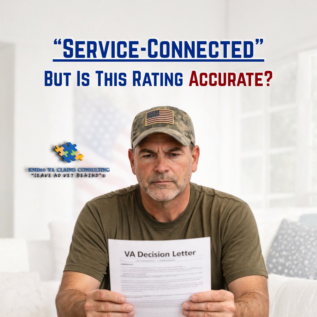 You saw that the VA agreed your condition is connected to your service.

Then you looked at the rating.

For many veterans, that is where the frustration begins. 

Be educated on the VA Claims Process → kmd89.com

#VAClaims #VADisability #VeteranEducation