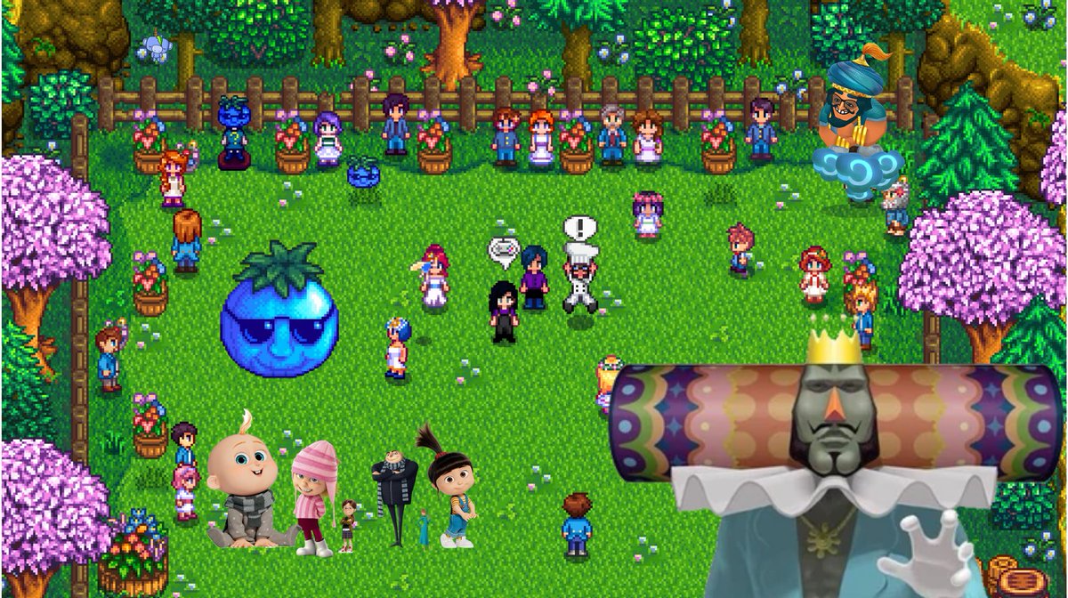 FeloniousFarm's tweet photo. Here at Felonious Farm™, we love to have a despicable dance! The flower dance was the perfect time to show off our despicable moves! We had such a despicable time! We cannot wait for the next despicable festival! See you all next season! https://t.co/kZANq06kK1