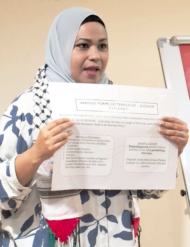 DrShazra's tweet photo. What fears Zionists the most are the world finding out why DNA testing is banned in Israel;
Israelis are NOT Bani Isra'il 
Israelis are NOT Ancient Israelites 
Israelis are NOT Semites
Israelis are NOT Ancient Hebrews
But, Palestinians are all of the above. https://t.co/NC2zIYkEbd